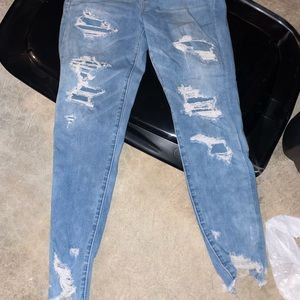 American eagle light wash 360°(next level) stretch jeans size US 10